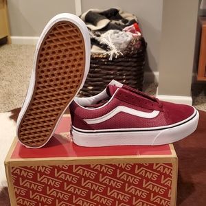 Vans Old Skool Platform Port Royale Maroon Women's ’s Size 7 /Men's Size 5.5 NEW